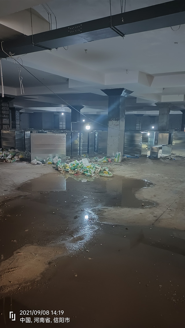 罗山县第三实验小学地下车库主体结构加固 - 信阳通合建筑加固公司