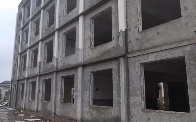 安徽马鞍山博望区技工学校综合楼加固工程 - 信阳通合建筑加固公司