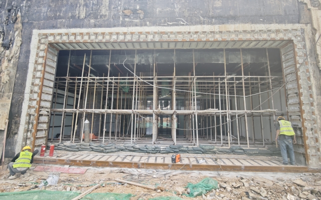 信阳市高铁站站前广场枢纽一期西广场地下室局部改造 - 信阳通合建筑加固公司